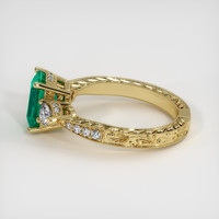 2.23 Ct. Emerald Ring, 18K Yellow Gold 4