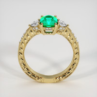 1.46 Ct. Emerald Ring, 18K Yellow Gold 3
