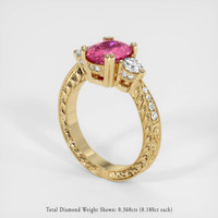 2.02 Ct. Sapphire Ring, 18K Yellow Gold 2