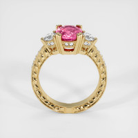 2.02 Ct. Sapphire Ring, 18K Yellow Gold 3