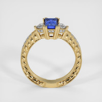 1.03 Ct. Sapphire Ring, 18K Yellow Gold 3