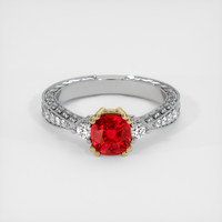 Ruby Ring 1.06 Ct., 14K Yellow White Preview