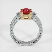 1.50 Ct. Ruby Ring, 14K Yellow & White 3