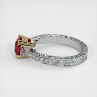 1.50 Ct. Ruby Ring, 14K Yellow & White 4