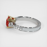 1.60 Ct. Ruby Ring, 14K Yellow & White 4
