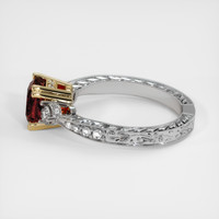 2.01 Ct. Reddish Orange Sapphire Ring, 14K Yellow & White 4