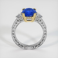 3.04 Ct. Sapphire Ring, 18K Yellow & White 3