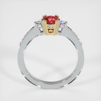 0.61 Ct. Ruby Ring, 18K Yellow & White 3