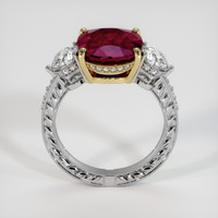 5.61 Ct. Ruby Ring, 18K Yellow & White 3