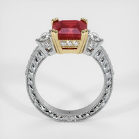 Ruby Ring 2.92 Ct., 18K Yellow White Preview