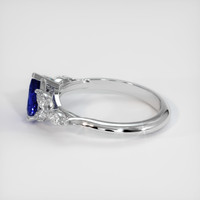 1.19 Ct. Blue Sapphire Ring, Platinum 950 4