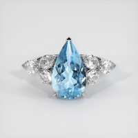 3.48 Ct. Gemstone Ring, Platinum 950 1