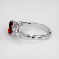 1.01 Ct. Ruby Ring, Platinum 950 4