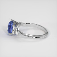 2.04 Ct. Blue Sapphire Ring, Platinum 950 4