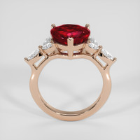3.35 Ct. Red Spinel Ring, 14K Rose Gold 3