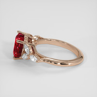 3.35 Ct. Red Spinel Ring, 14K Rose Gold 4