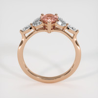 1.09 Ct. Sapphire Ring, 14K Rose Gold 3