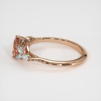 1.09 Ct. Sapphire Ring, 14K Rose Gold 4