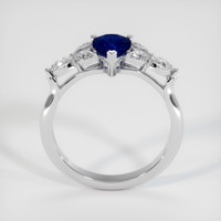 1.19 Ct. Blue Sapphire Ring, 14K White Gold 3