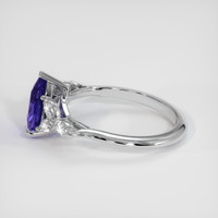 1.55 Ct. Color Change Sapphire Ring, 14K White Gold 4