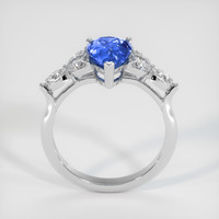 2.07 Ct. Blue Sapphire Ring, 14K White Gold 3