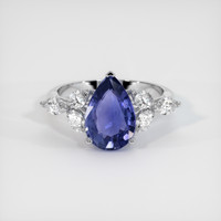 2.45 Ct. Color Change Sapphire Ring, 14K White Gold 1