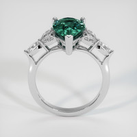 2.96 Ct. Sapphire Ring, 14K White Gold 3