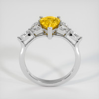 1.58 Ct. Yellow Sapphire Ring, 14K White Gold 3