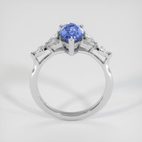 2.04 Ct. Blue Sapphire Ring, 18K White Gold 3