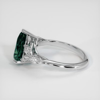 2.96 Ct. Sapphire Ring, 18K White Gold 4