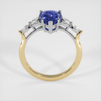 2.45 Ct. Color Change Sapphire Ring, 14K White & Yellow 3