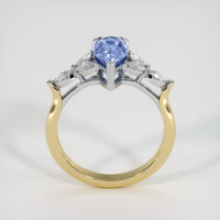 2.00 Ct. Bi Color Sapphire Ring, 18K White & Yellow 3