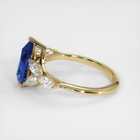 3.26 Ct. Sapphire Ring, 14K Yellow Gold 4