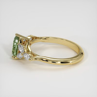 0.96 Ct. Sapphire Ring, 14K Yellow Gold 4