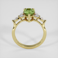 1.95 Ct. Yellowish Green Sapphire Ring, 14K Yellow Gold 3