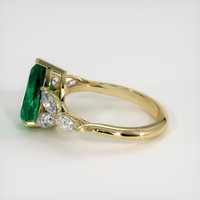 2.85 Ct. Emerald Ring, 18K Yellow Gold 4