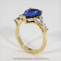 2.90 Ct. Sapphire Ring, 18K Yellow Gold 2