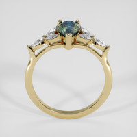 1.10 Ct. Bi Color Sapphire Ring, 18K Yellow Gold 3