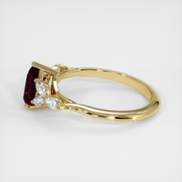 1.31 Ct. Sapphire Ring, 18K Yellow Gold 4