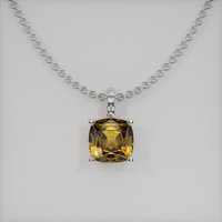 1.61 Ct. Gemstone Pendant, Platinum 950 1