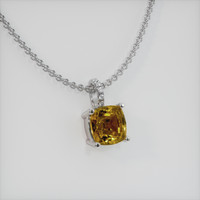 1.61 Ct. Gemstone Pendant, Platinum 950 2