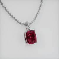 3.89 Ct. Gemstone Pendant, Platinum 950 2