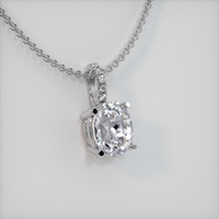 1.40 Ct. Gemstone Pendant, Platinum 950 2