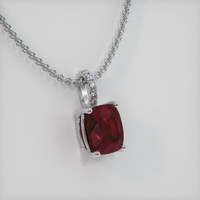 2.47 Ct. Gemstone Pendant, Platinum 950 2