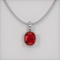 1.96 Ct. Ruby Pendant, Platinum 950 1