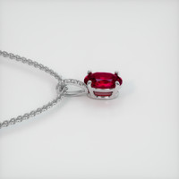 0.82 Ct. Ruby Pendant, Platinum 950 3