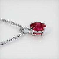 2.52 Ct. Ruby Pendant, Platinum 950 3