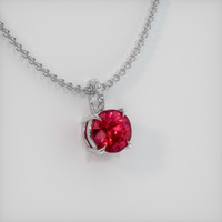 1.51 Ct. Ruby Pendant, Platinum 950 2