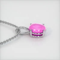 2.25 Ct. Pink Sapphire Pendant, Platinum 950 3