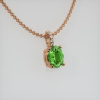 0.73 Ct. Gemstone Pendant, 14K Rose Gold 2